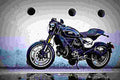 Ducati Scrambler Cafe Racer 2017 3 motorbike A4 Photo Print