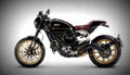 Ducati Scrambler Cafe Racer 2018 1 motorbike A4 Photo Print