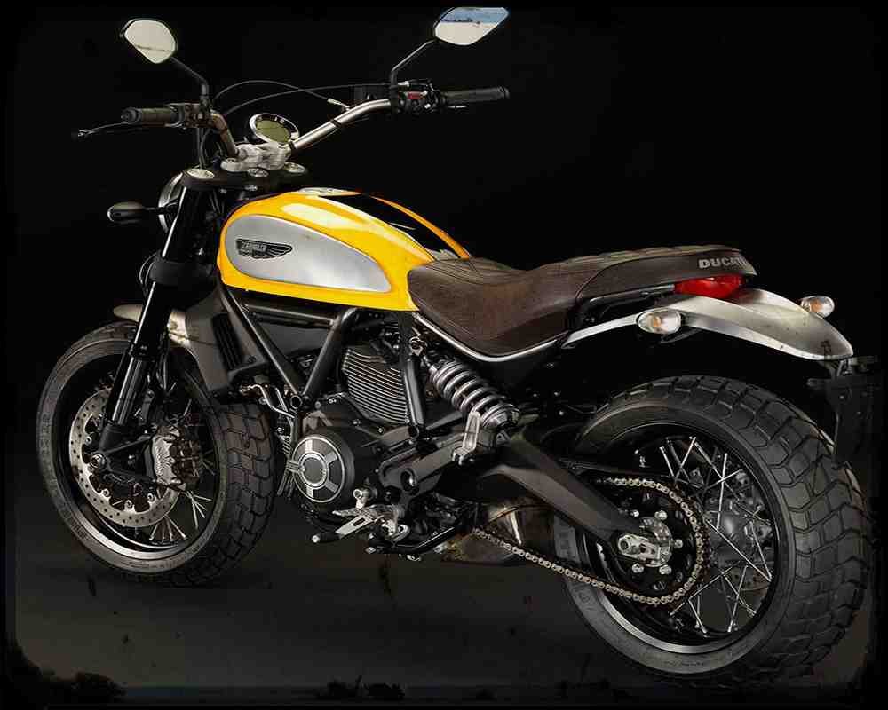 Ducati Scrambler Classic 03 Motorbike Vintage Aged A4 Photo Print