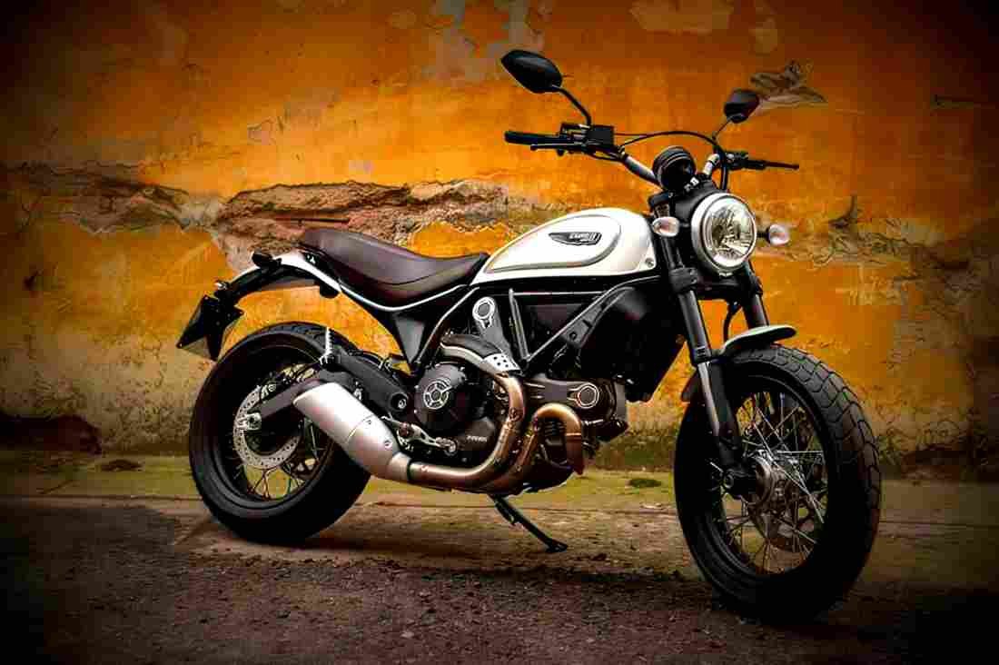 Ducati Scrambler Classic 2017 3 motorbike A4 Photo Print