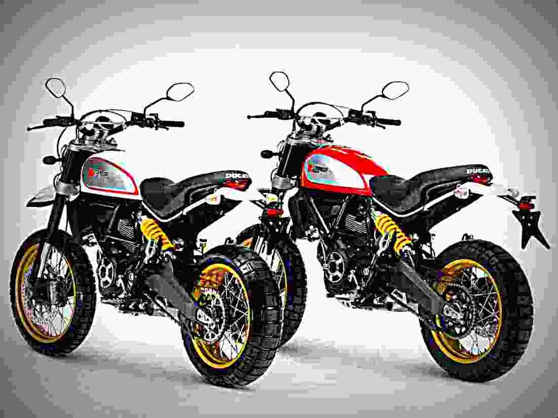 Ducati Scrambler Desert Sled 2017 1 motorbike A4 Photo Print