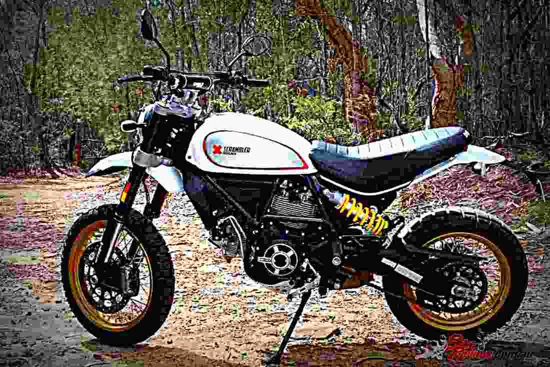 Ducati Scrambler Desert Sled 2018 2 motorbike A4 Photo Print