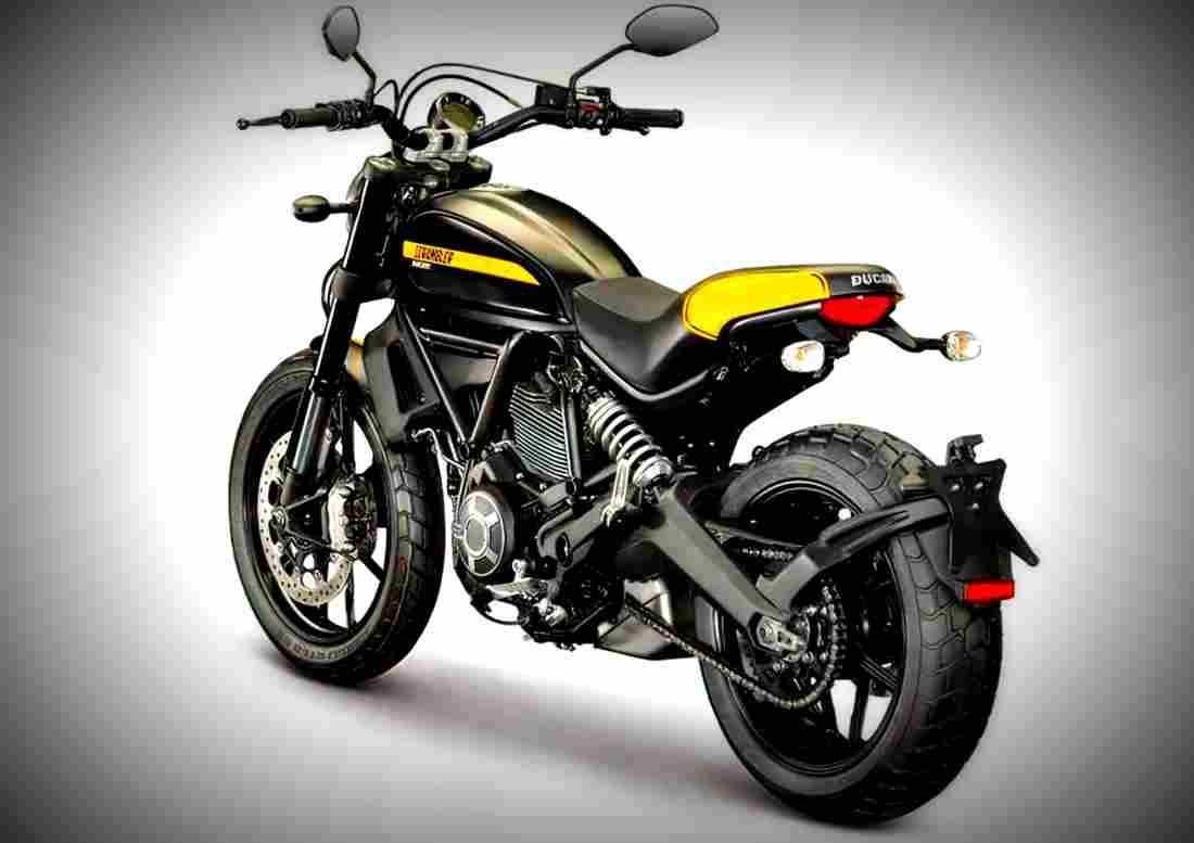 Ducati Scrambler Full Throttle 2017 2 motorbike A4 Photo Print