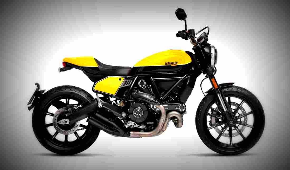 Ducati Scrambler Full Throttle 2019 2 motorbike A4 Photo Print