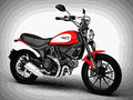 Ducati Scrambler Icon 2017 2 motorbike A4 Photo Print