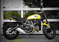 Ducati Scrambler Icon 2017 4 motorbike A4 Photo Print