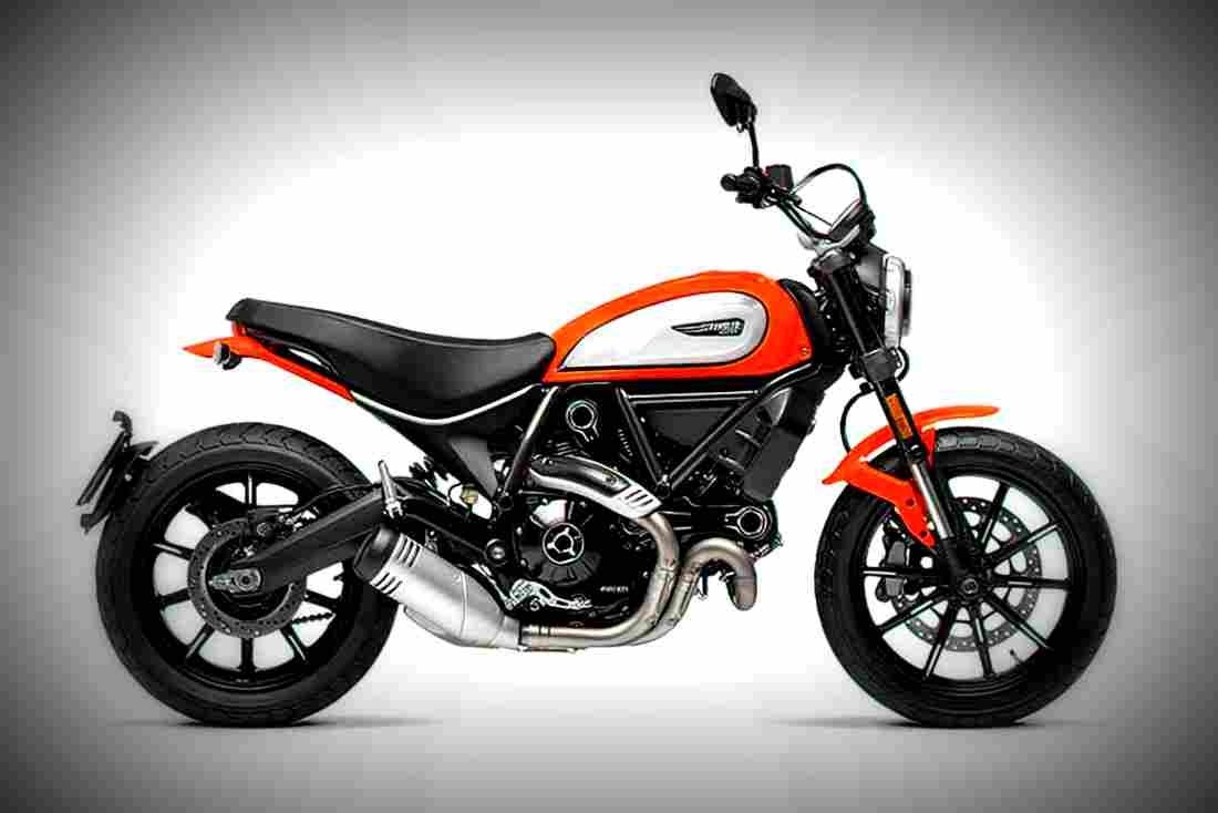 Ducati Scrambler Icon 2019 1 motorbike A4 Photo Print