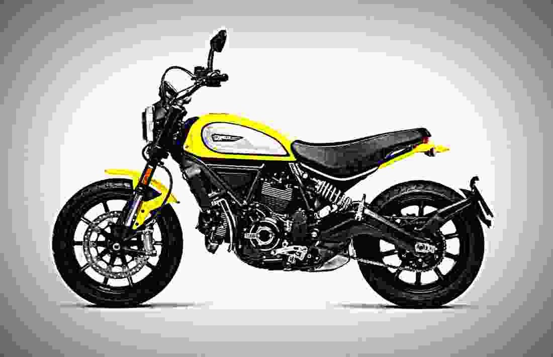 Ducati Scrambler Icon 2019 3 motorbike A4 Photo Print