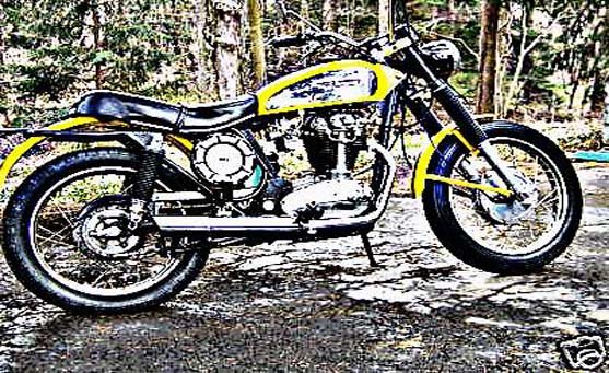 Ducati Scrambler Junior motorbike A4 Photo Print