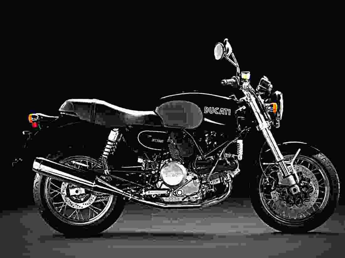 Ducati SportClassic GT 1000 2009 3 motorbike A4 Photo Print