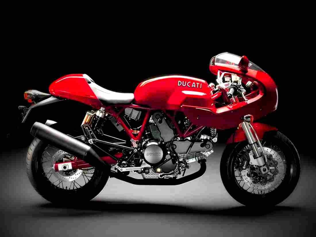 Ducati SportClassic Sport 1000 S 2009 1 motorbike A4 Photo Print