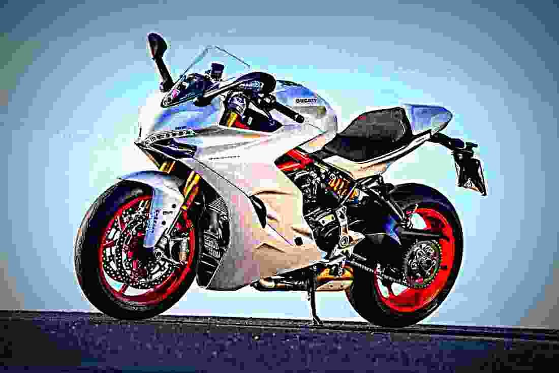Ducati SuperSport S 2017 4 motorbike A4 Photo Print