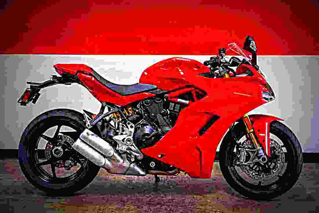 Ducati SuperSport S 2018 4 motorbike A4 Photo Print