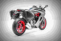 Ducati SuperSport S 2019 1 motorbike A4 Photo Print