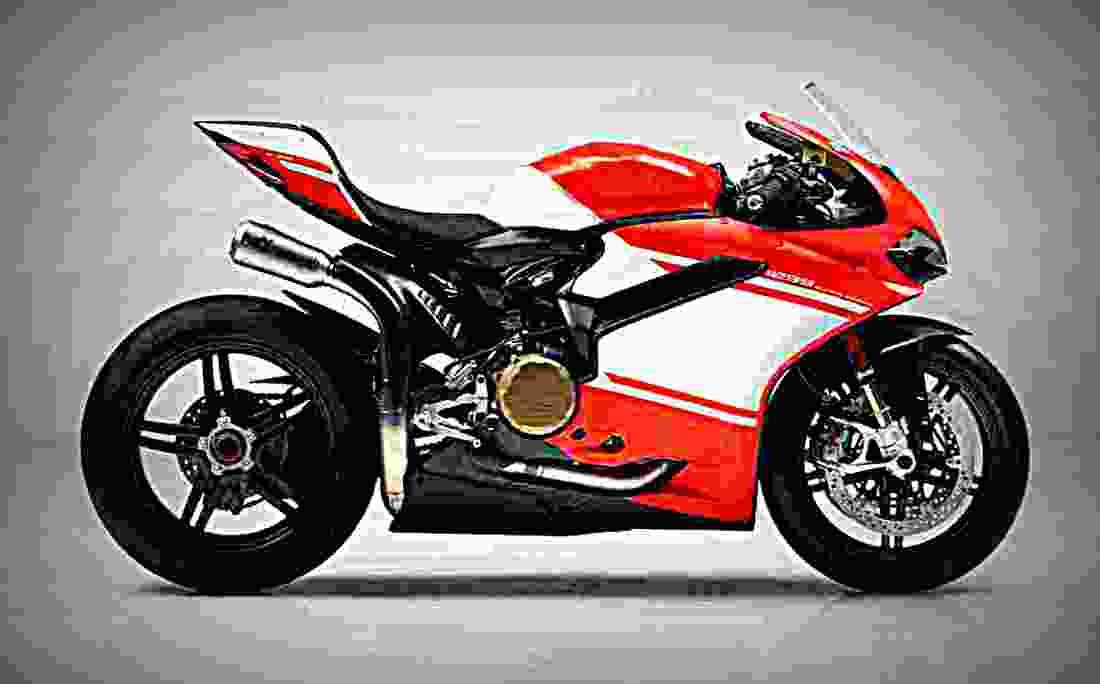 Ducati Superleggera 1299 2017 1 motorbike A4 Photo Print