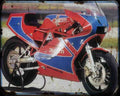 Ducati Tt1 83 Motorbike Vintage Aged A4 Photo Print