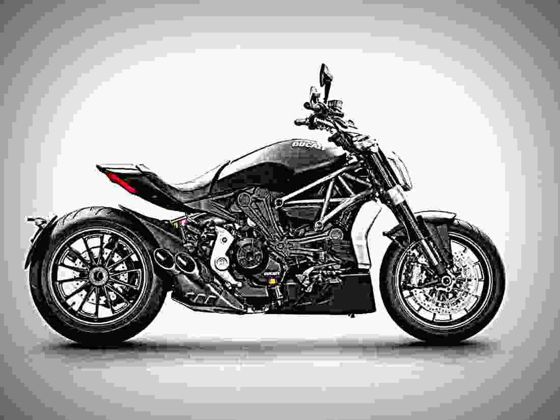 Ducati XDiavel 2017 3 motorbike A4 Photo Print