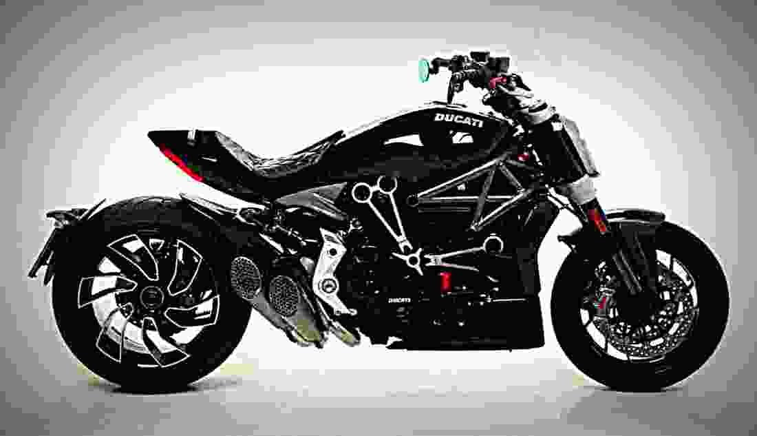 Ducati XDiavel S 2017 2 motorbike A4 Photo Print