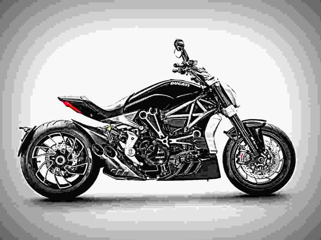 Ducati XDiavel S 2017 3 motorbike A4 Photo Print