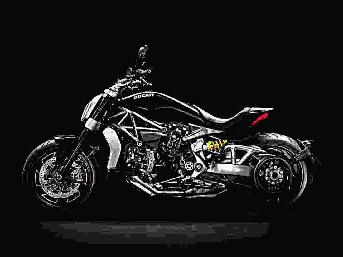 Ducati XDiavel S 2017 4 motorbike A4 Photo Print
