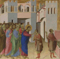 Duccio Jesus opens the Eyes of a Man born Blind A4 Photo Print