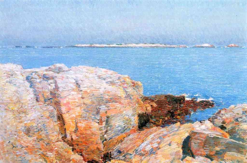 Duck Island Hassam Impressionism American A4 Photo Print