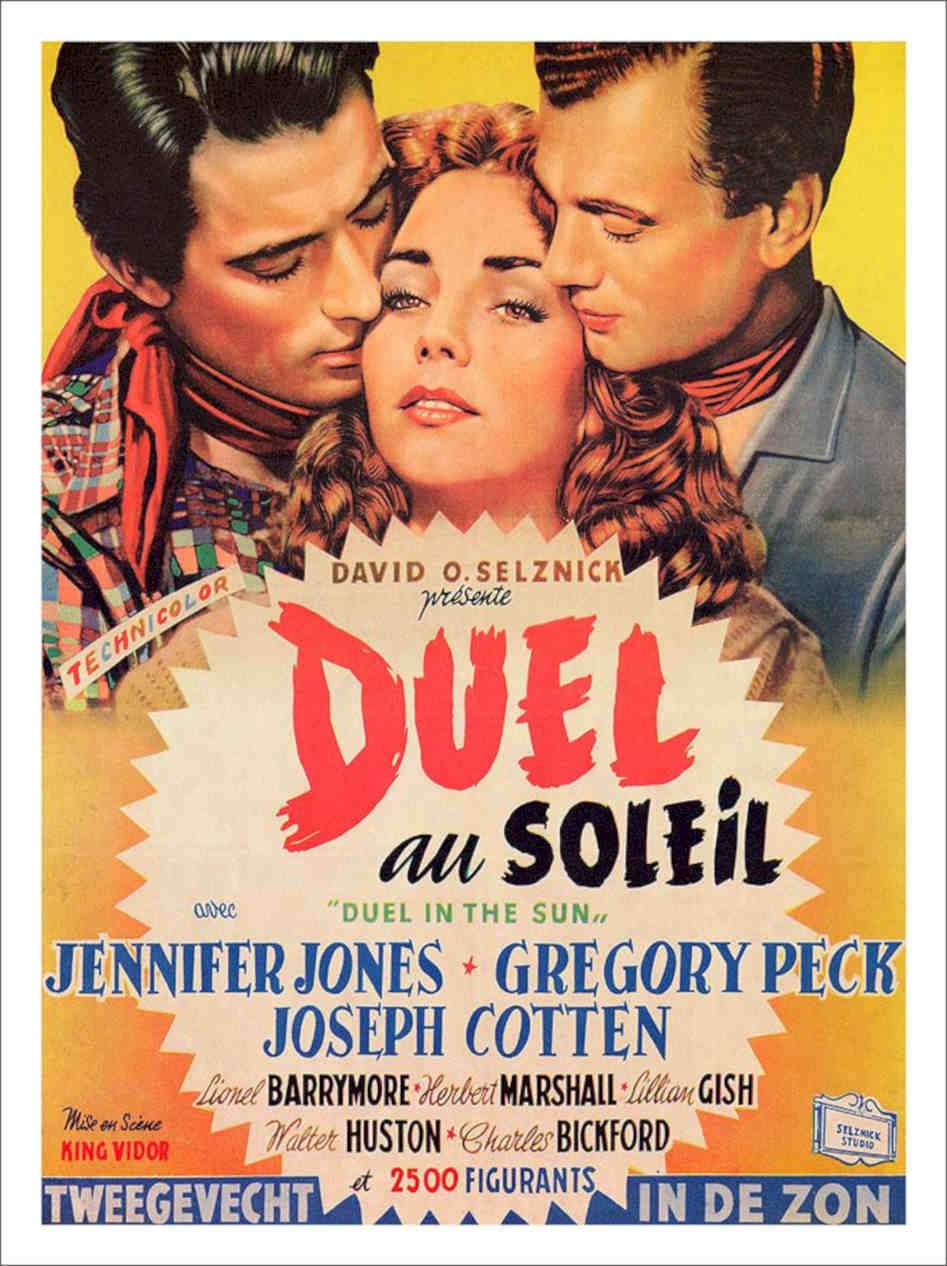 Duel In The Sun Vintage Retro Advert Poster A4 Photo Print