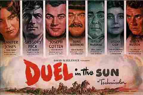 Duel in the Sun 07  film star poster A4 Photo Print