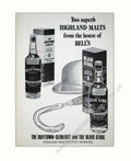 Dufftown Glenlivet Scotch Vintage Retro Advert Poster A4 Photo Print