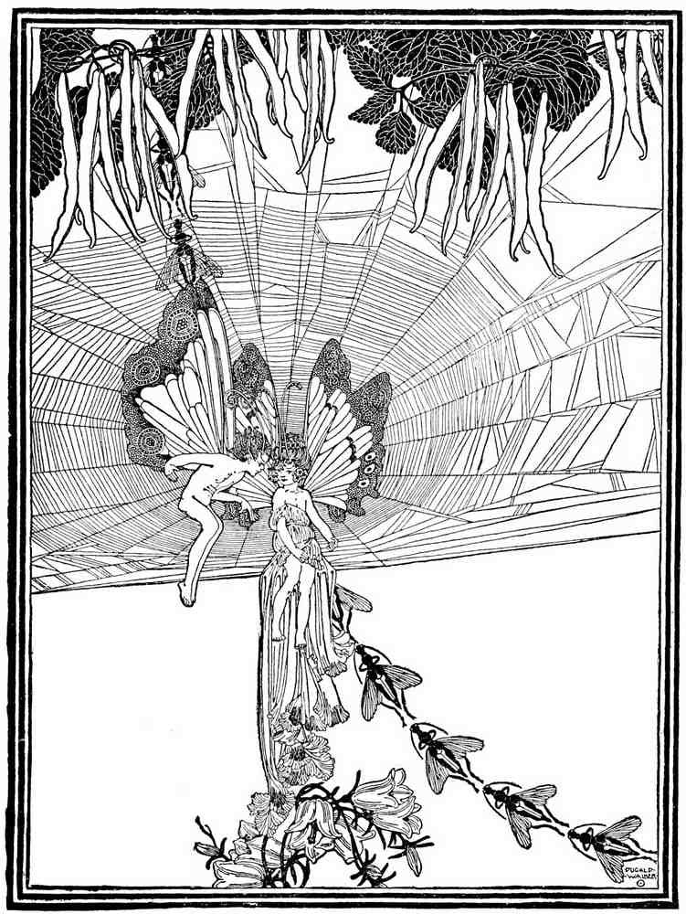 Dugald S Walker v 1 Page 011 Fairy Art Vintage Illustration A4 Photo Print