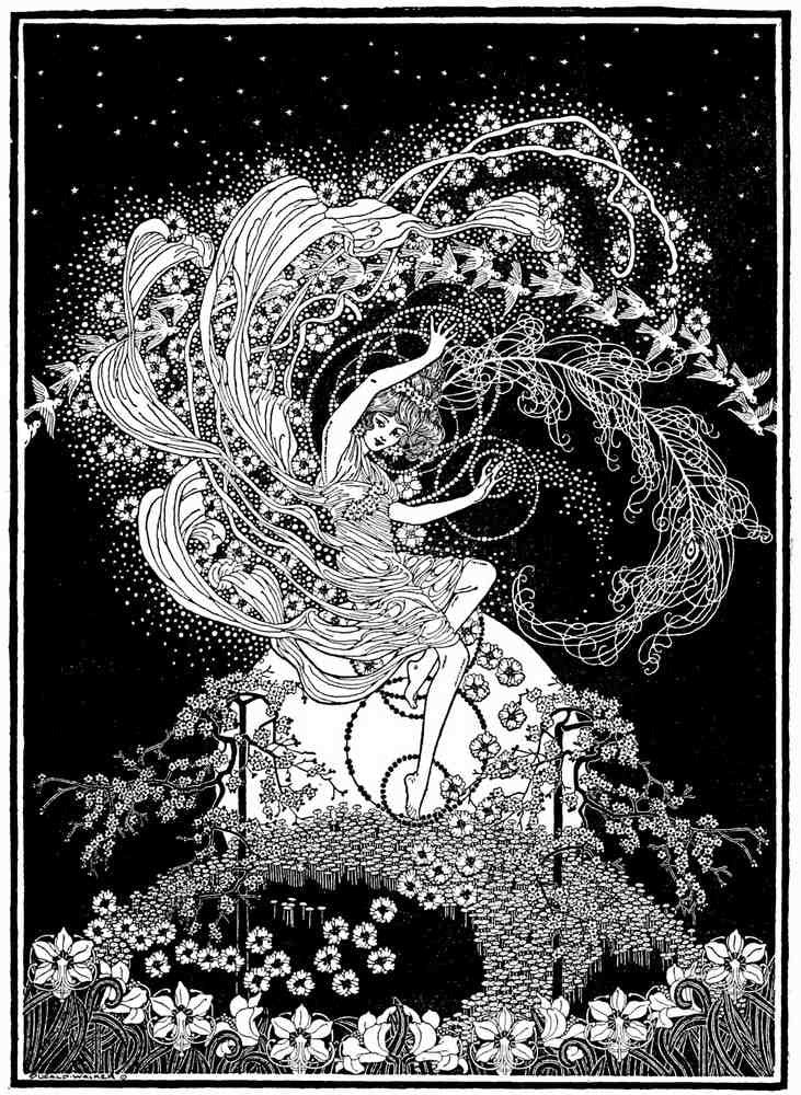 Dugald S Walker v 1 Page 024 Fairy Art Vintage Illustration A4 Photo Print