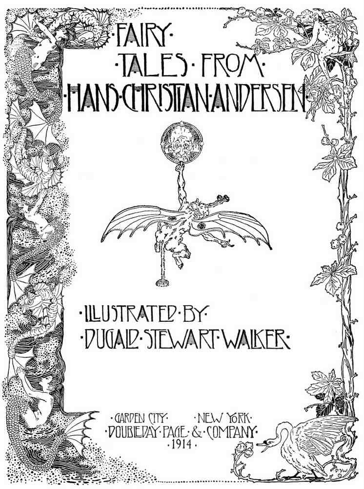 Dugald S Walker v 1 Page 029 Fairy Art Vintage Illustration A4 Photo Print