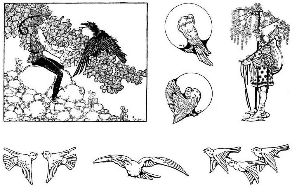 Dugald S Walker v 2 Page 066 Fairy Art Vintage Illustration A4 Photo Print