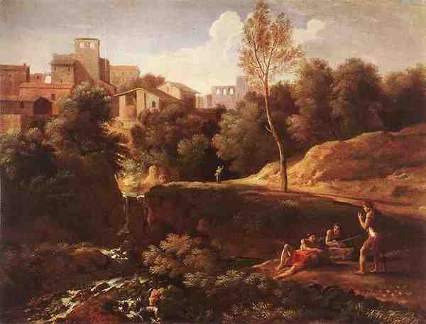 Dughet Gaspard Imaginary Landscape A4 Photo Print