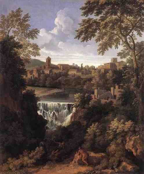Dughet Gaspard The Falls Of Tivoli A4 Photo Print