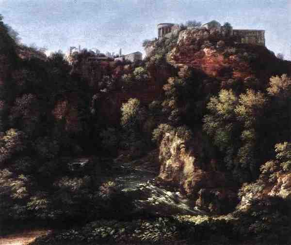 Dughet Gaspard View Of Tivoli A4 Photo Print