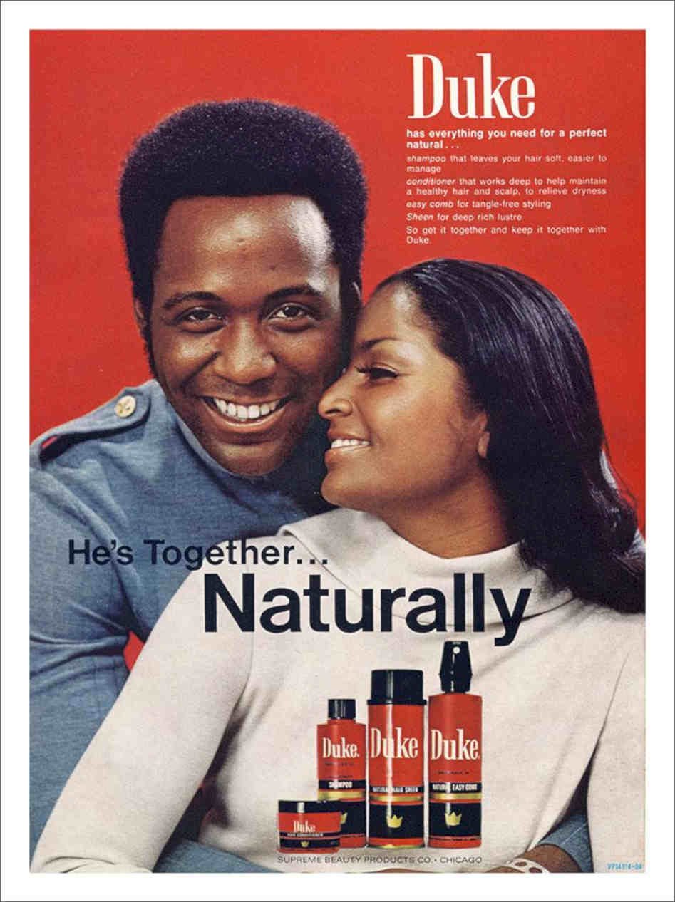 Duke Cosmetics Black Advert 1973 Vintage Retro Advert Poster A4 Photo Print