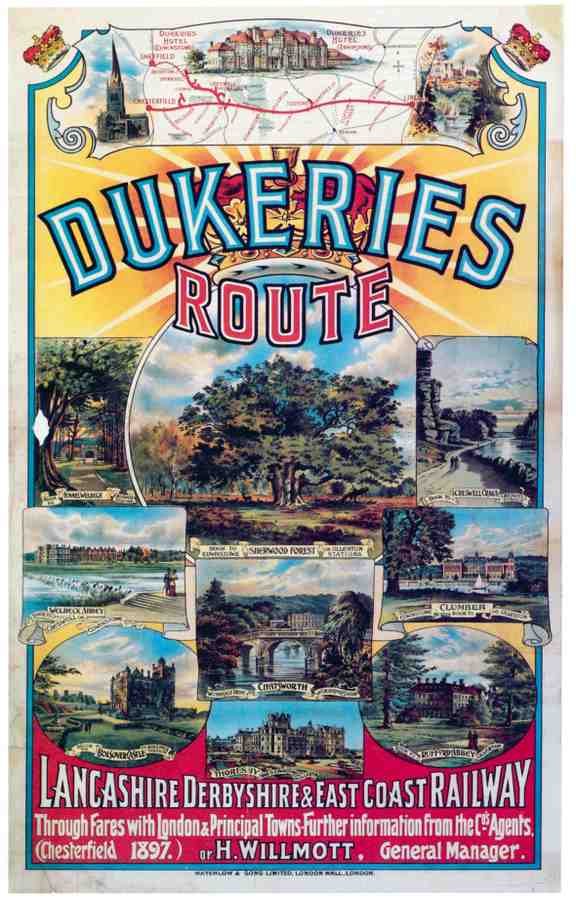 Dukeries Advert A4 Photo Print