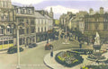 Dumfriesshire Dumfries High Street and Burns Statue Vintage A4 Photo Print