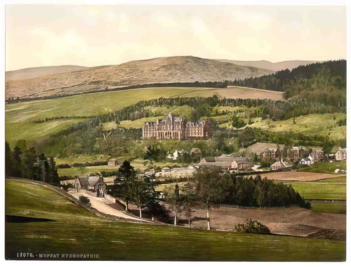 Dumfriesshire Moffat Hydropathic Vintage A4 Photo Print
