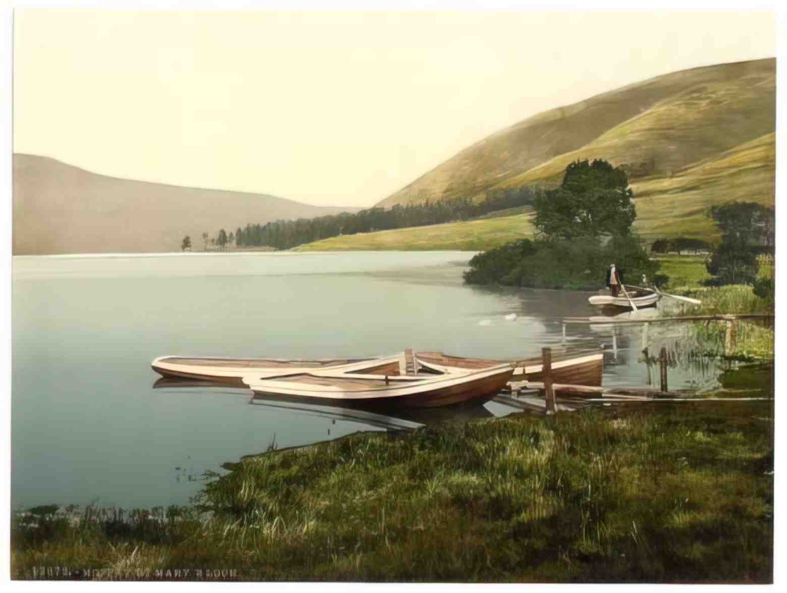 Dumfriesshire Moffat St Mary's Loch Vintage A4 Photo Print
