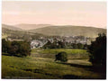 Dumfriesshire Moffat from Coates Hill Vintage A4 Photo Print