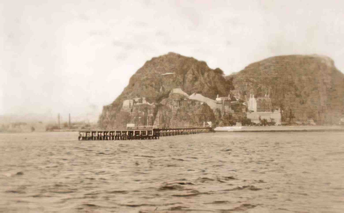 Dunbartonshire Dumbarton Castle II Vintage A4 Photo Print
