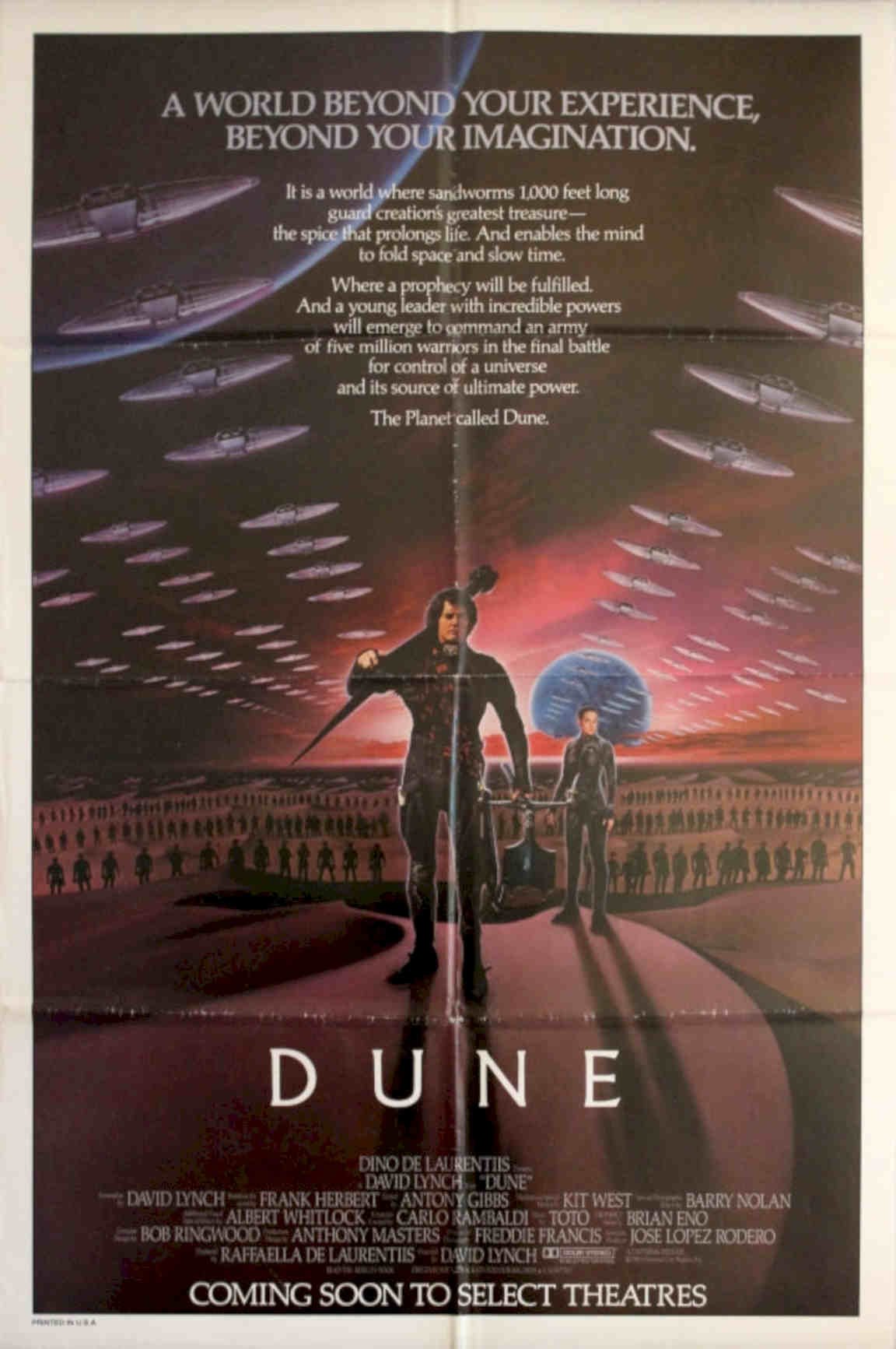 Dune Arrakis Landscape Vintage Retro Advert Poster A4 Photo Print