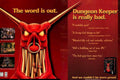 Dungeon Keeper Demon Vintage Retro Advert Poster A4 Photo Print