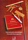 Dunhill Keys Gold Vintage Retro Advert Poster A4 Photo Print