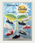 Dunlop Footwear Shoes Vintage Retro Advert Poster A4 Photo Print