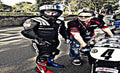 Dunlop Grid motorbike A4 Photo Print