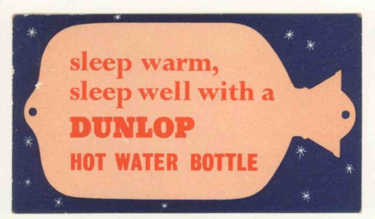 Dunlop Hot Water Vintage Retro Advert Poster A4 Photo Print