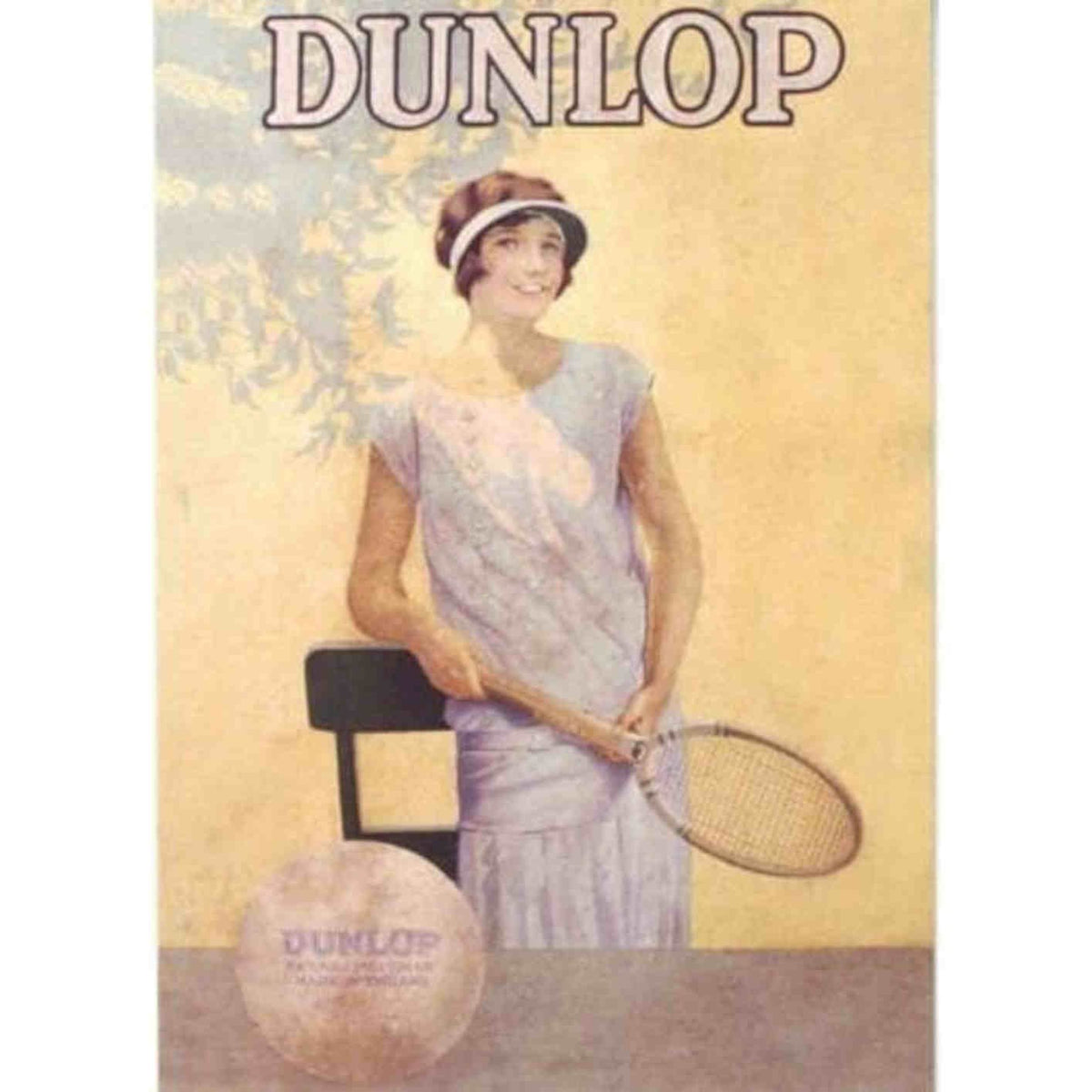 Dunlop Tennis Advertisement Vintage Retro Advert Poster A4 Photo Print